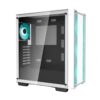 Gabinete Gamer DeepCool CC560 V2, White, Mid Tower, Vidro Temperado, ATX, Sem Fonte, Com 4 Fans
