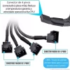 CABO ADAPTADOR SPLITTER PARA FANS ARGB 1 ENTRADA 4 - Image 3