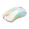 MOUSE GAMER REDRAGON KING COBRA FPS RGB, 24000 DPI, 7 BOTÕES PROGRAMÁVEIS, LUNAR WHITE